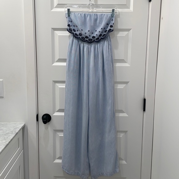 Jessica simpson strapless jumpsuit - Picture 1 of 6